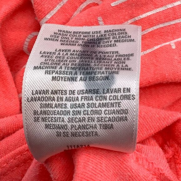 Carter's Baby Girls Bodysuit 12M Bright Orange Coral Cutest Little Sister Tee - Picture 7 of 7